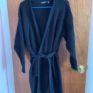 NWOT American Apparel belted duster chunky knit cardigan - XS/S